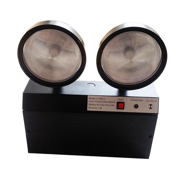 Quality Custom Battery Operated Twin Spot Emergency Lights 220V with Steel Casing for sale