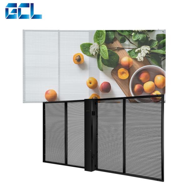 Quality 10000hours Life Span Full Color Transparent LED Display For Indoor Advertising for sale