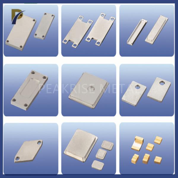 Quality Custom Copper Molybdenum Microelectronic Material MoCu Alloy Electronic Package Sheet for sale