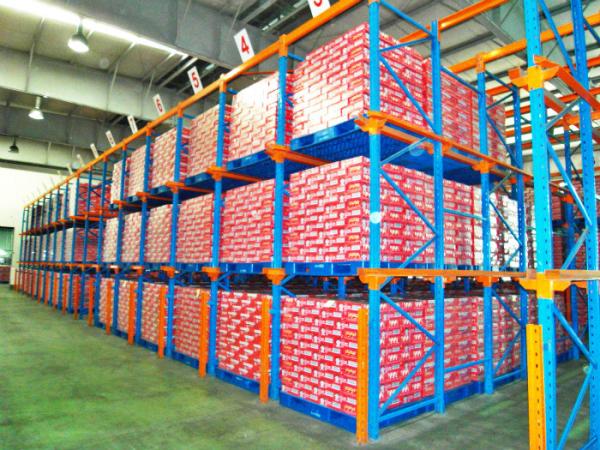 Quality Logistics Center Industrial Pallet Racking , Drive In Pallet Racking System for sale