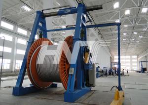 A Type Floor Movable Take Up Cable Spooling Machine Electric Wire Rewinding