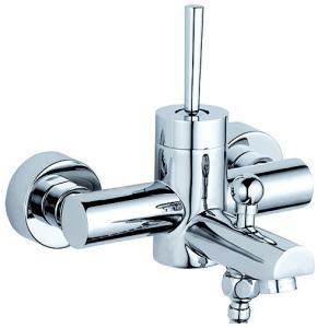 China Wall Mounted Single Handle Bath Shower Mixer Faucet T8071 on sale