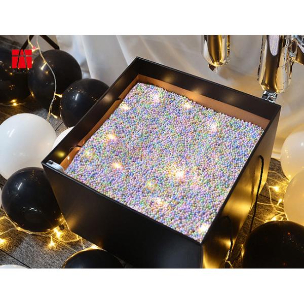 Light Decorated Rectangular Boxes Garment Packaging Box With Tied Ribbon Bow