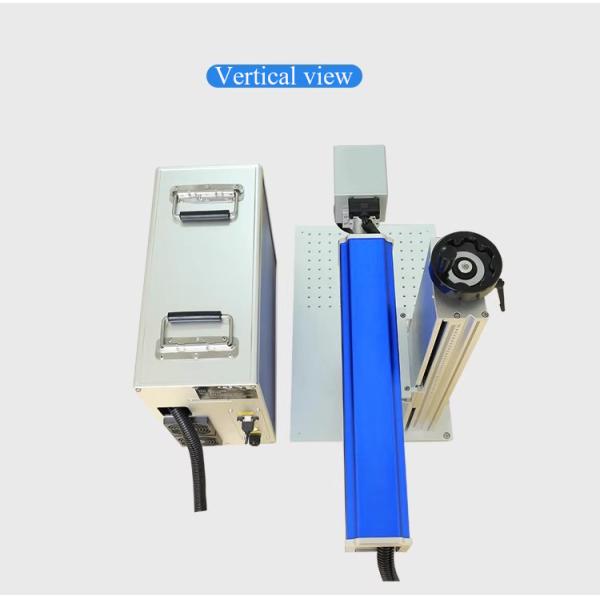 Desktop High Speed 20W Fiber Laser Marker Machine For Metal Space Saving