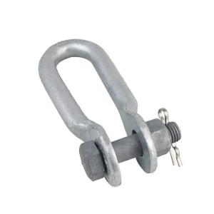 Hot Dip Galvanized Shackle Clevis Type U Anchor Shackle For Power Line Fittings/Overhead Line Bow Shackles