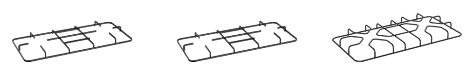 Enameled wire rack pan support