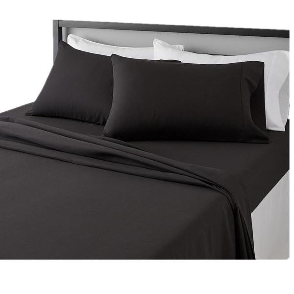 Sustainable Bedding Set Plain Craft Pillowcase Bed Sheet with Fitted Sheet and