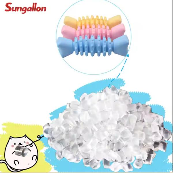 Quality Customize Color Soft TPR Granules Eco-friendly Raw Material for Toys Production for sale