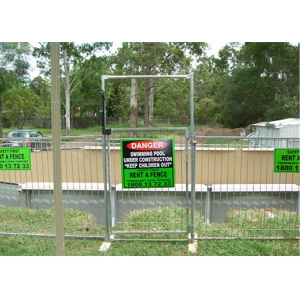 Hot Dipped Galvanized Treated Temporary Pool Fencing Mesh Fencing For Swimming Pools