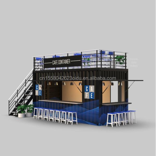 Customized Color 20FT or 40FT Luxury Shipping Container Bar Prefabricated Foldable Cafe Container Coffee Shop