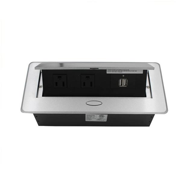 Quality ETL Approval Pop Up Power Socket Damping Spring Design Rectangle Type for sale