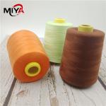 Colored 3000Y 40/2 Spun Polyester Thread Dyed Pattern