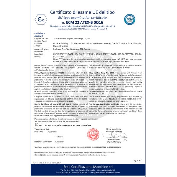 2MP 36X Explosion Proof Anti-Corrosion PTZ Analogue Camera