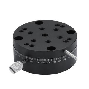China Black Anodized Manual Rotation Stage Running In Sliding on sale