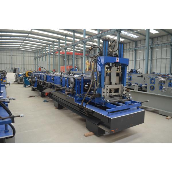 3 Roller Fast Speed CZ Exchange Purlin Roll Forming Machine With Punching