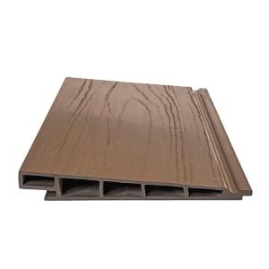 Made PVC Composite 3d Outdoor Wall Cladding WPC Siding Wood Texture and PVC Foam
