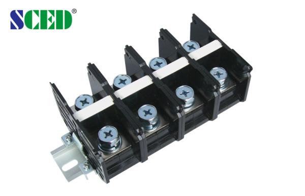 200A 600V High Current Rail Terminal Connectors , 24P Power Terminal Block 36