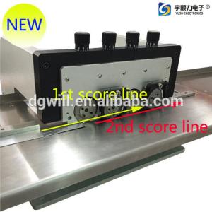 Adjustabled Vertical LED Strip PCB Depanelizer / V Groove PCB Scoring Machine