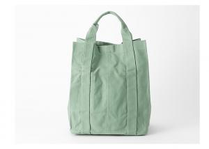 Buy cheap Green Fancy Cotton Tote Bags 50x45cm Reusable Canvas Tote Bags product