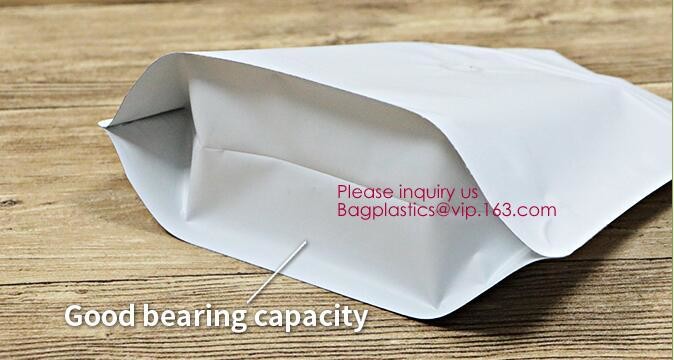 Transparent bopp/opp square block bottom bags with side gusset,Bopp Block Square Bottom Bag,Clear Square Bottom Bags,Can