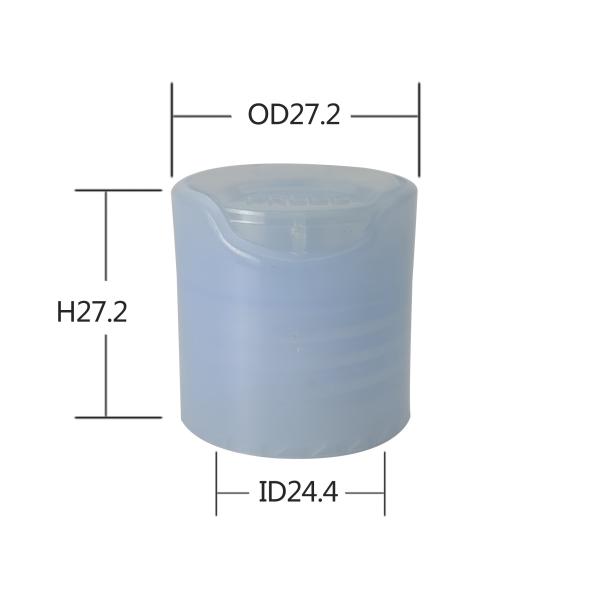 24/410 Blue Disc Top Cap