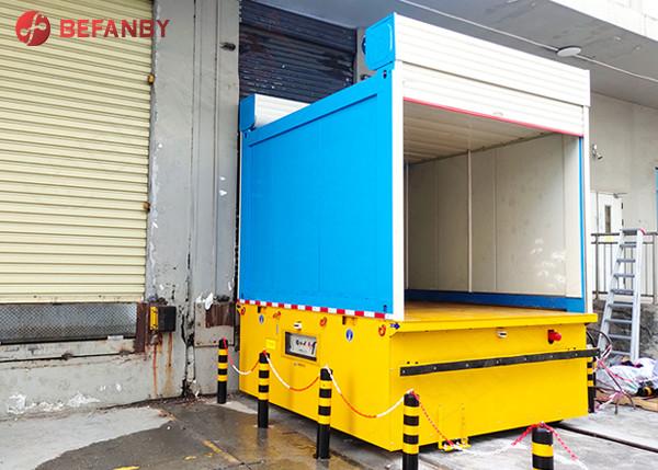 Quality Steel Automated Rgv Rail Guided Vehicle Railway Flat Wagon for sale