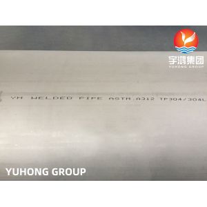 ASTM A312 TP304 Welded Pipes Boiler Automobile Condenser Agricultural Machinery