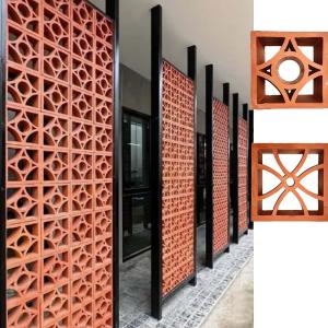 Buy cheap Terracotta Breeze Block Architecture Wall Decorative Clay Lattice Bricks product