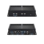 DDR4 Fanless Industrial Mini PC Dual LAN 6COM Intel Core Celeron Series