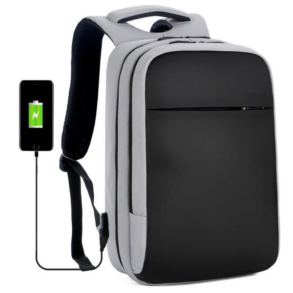 Quality Fashion Unisex Waterproof Oxford Casual Zipper Smart Backpack For Laptop Usb Charging Backpack for sale