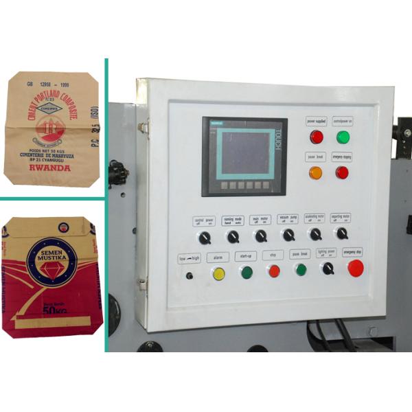 Full Automatic High Speed Valve Paper Bag Manufacturing Machine with Flat & Glued Bottom