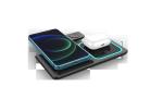 15W Portable Wireless Charger Dual Output Compatible Multiple Iphone Charging
