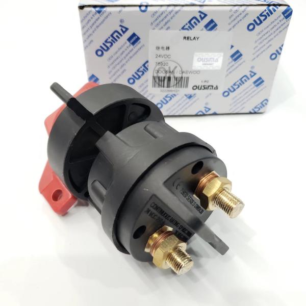 24v Glow Plug Timer Relay , Doosan Daewoo Battery Master Switch 75920
