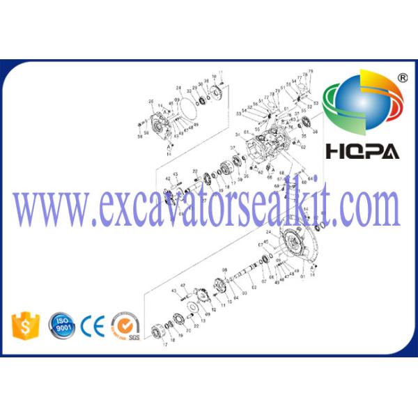 Hitachi ZX120-6 Hydraulic Main Pump HPK055 Main Pump Parts