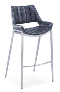 China Scratch Resistant 76cm Stainless Steel Counter Height Stools on sale