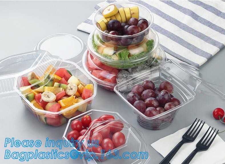 Blister large clear plastic fruit container with lid for fruit packaging,blister fruit box /container/ fruit Tray/ Clear