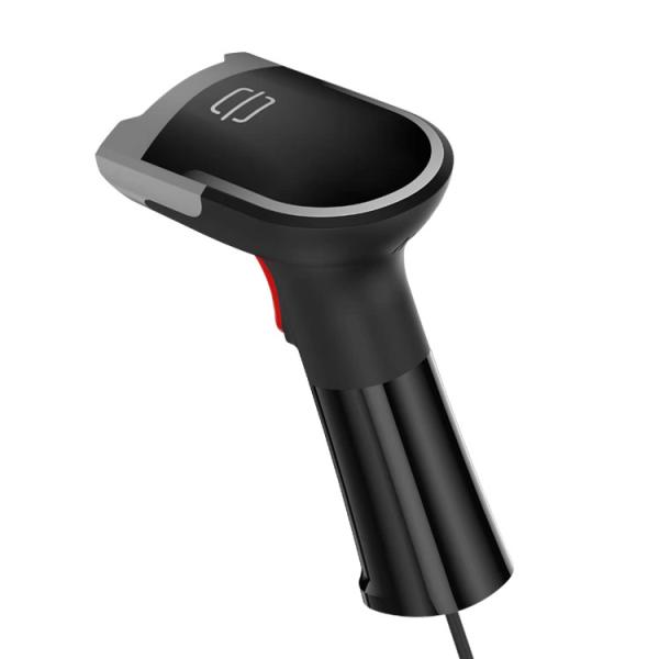 Quality 120mA USB 1D 2D Corded POS Barcode Scanner 617nm LED QR Code Reader for sale