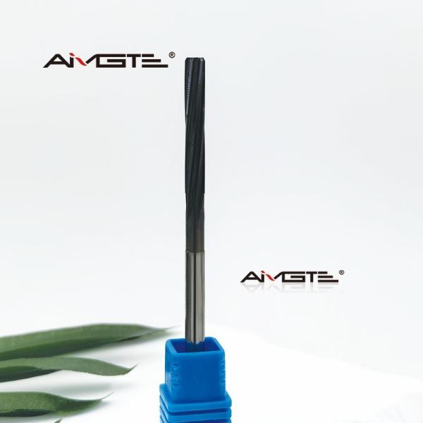 Quality High Precision Spiral Flute Reamer H7 Carbide Reamer Bit 4mm For Steel for sale