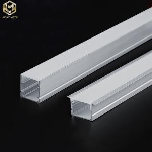 Buy cheap Concealed Aluminium Led Strip Profile 2m Andoized Color product