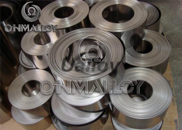 Quality Ni35Cr20 Nichrome Alloy Annealled 0.1mmx55mm , Coiled Heating Nichrome Ribbon for sale