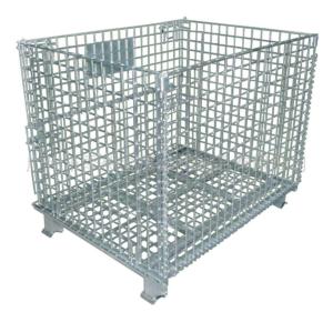 Buy cheap Visible 4”X2” Wire Mesh Storage Crates , Collapsible Metal Containers 38x30x28 Inch product