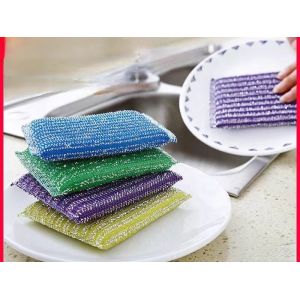 Custom Stainless Steel Dish Scrubber for Kitchen Cleaning