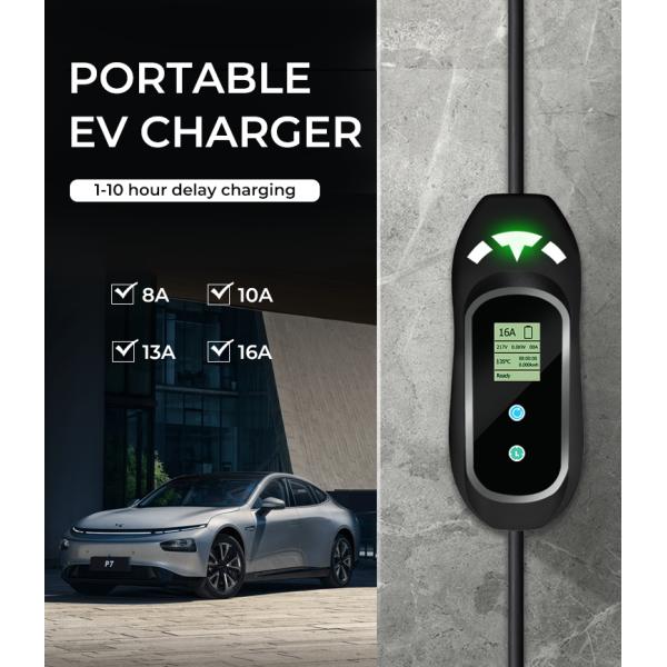 50HZ/60HZ Portable EV Charger EVSE Box Type 1 Type 2 Mode 2