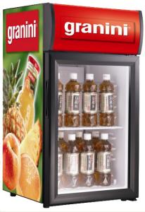 China 52L R600a Frost Free Portable Beverage Countertop Mini Display Fridge Cooler with Logo SC52B on sale