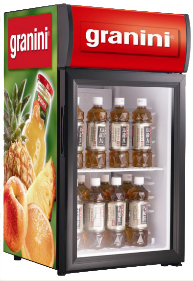 52L R600a Frost Free Portable Beverage Countertop Mini Display Fridge Cooler with Logo SC52B
