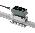TM605 Integrated Ultrasonic Flow Meter With Temperature Display and 4 Touch Keys