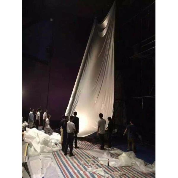 25m Width Seamless Silver Projection Screen For Giant Cinema Hall