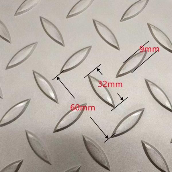 Stainless Steel Embossed Plate Grade 201 Specs Thickness 6mm Width 1500mm X 6000MM