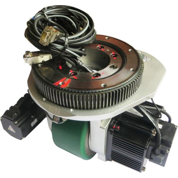 260mm Height Heavy Duty Robot Wheels Motor Drive Built In Planetary Reducer