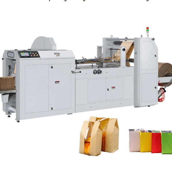 CE Automatic Paper Bag Making Machine 70-260mm 60-400 Pcs/Min